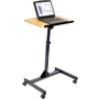 Luxor Adjustable Height Lectern (Red Oak/Black Frame)