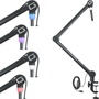 Gator Cases Professional Broadcast Boom Mic Stand with LED Light
