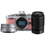 Nikon Z fc Mirrorless Digital Camera (Coral Pink) with 16-50mm & 50-250mm Twin Lens Kit