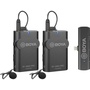 BOYA BY-WM4 PRO-K4 2-Person Digital Wireless Lavalier Microphone System for Lightning iOS Devices