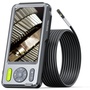 Teslong NTS500B Dual Lens Endoscope with 5" Monitor (5mm Diameter, 5m Probe)
