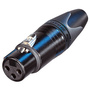 Neutrik NC3FXX-B Connector - Gold Contacts
