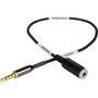 Sescom IPHONE-ADAPT-3 iAdapt iPhone/iPod/iPad TRRS Plug to TRRS Jack Adapter Cable