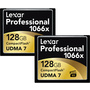 Lexar 128GB Professional 1066x CompactFlash Memory Card (UDMA 7, 2-Pack)