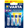 Varta FR03 AAA Lithium batteries (4 Pack)