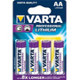 Varta Hightech AA Pro Lithium batteries - (4 Pack)