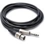 Hosa HXS-015 Pro XLR to 1/4'' Cable 15ft