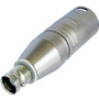 Neutrik NA2MBNC 3-Pole XLR Male to BNC Female Adapter