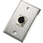 Neutrik 103F Single Gang Wallplate with Female Receptacle