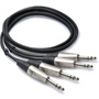 Hosa HSS-020X2 Pro 1/4'' Cable 20ft (Dual)