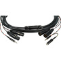 Canare Breakaway Cable for Portable Mixers with Monitor Output 15'