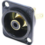 Neutrik NF2D-B-0 Phono (RCA) Female Chassis Connector