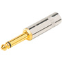 Neutrik NYS224G Mono 2-Pole 1/4" Phone Plug (Gold Plated Contact)
