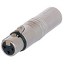 Neutrik NA3F5M 3-Pole XLR Female to 5-Pole XLR Male DMX Adapter