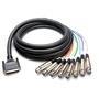 Hosa DTF-804 DB25 to XLR Snake Cable 4m