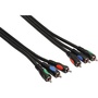 Pearstone 3 RCA Male to 3 RCA Male Component Video Cable - 10'