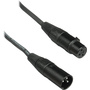 Kopul Performance 2000 Series XLR M to XLR F Microphone Cable - 1' (0.3 m), Black