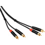 Kopul 2 RCA Male to 2 RCA Male Stereo Audio Cable (3 ft)