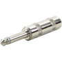 Switchcraft 285L - 1/4" Mono Cable Plug With Nickel Metal Handle