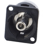 Switchcraft EH Series RCA Female Feedthru (Black)