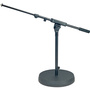 K&M 25960 Low Level Cast-Iron Base Microphone Stand (430mm) (Black)
