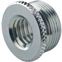 K&M 217 Thread Adapter, 3/8" Female Thread, 5/8" 27 Gauge Male Thread (Zinc-Plated)