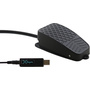 X-keys USB 3 Switch Interface with Black Commercial Foot Switch