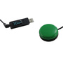 X-keys USB 3 Switch Interface with Green Orby Switch