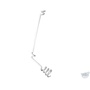 Audio Technica AT8451 Wire Hanger Adapter for Overhead Microphones (White)