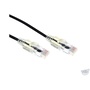 DYNAMIX 0.5M Cat6 Slimline Component Level UTP Patch Lead (Black)