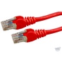 DYNAMIX Cat6 UTP Patch Lead - Slimline Snagless Molding (Red, 0.5 m)