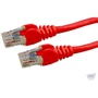 DYNAMIX 2M Cat6 UTP Patch Lead - Slimline Snagless Molding (Red)