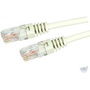 DYNAMIX 5M Cat5E UTP Patch Lead - Slimline Molding & Latch Down Plug (White)