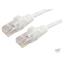 DYNAMIX 0.3M Cat6 UTP Patch Lead - Slimline Snagless Molding (White)