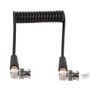 Wooden Camera Coiled BNC to BNC Cable (25 to 56cm)