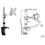 Brateck LCD-LDT02-C011 13-27" LCD Desk Mount