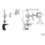 Brateck LCD-LDT02-C012 13-27" LCD Desk Mount