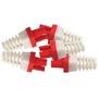 Platinum Tools Strain Reliefs for EZ-RJ45 CAT6 Connectors (50-Pack, Red)