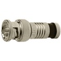 Platinum Tools BNC-Type Nickel SealSmart Coaxial Compression RG6 Connector (6 Pieces Clamshell)