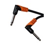 Bespeco SILOS 6" Right-Angle 1/4" TS to Right-Angle 1/4" TS Foot-Pedal Cable (3 Pack)