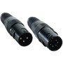 American DJ DMX T-Pack Male 3-Pin and 5-Pin DMX Terminator Set