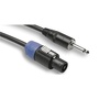 Hosa SKT-400 Series Speakon to 1/4" Male Phone Speaker Cable (14 Gauge) - 3'