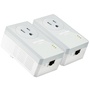 TP-Link TL-PA4010P KIT AV500 Powerline Adapter with AC Pass Through Starter Kit