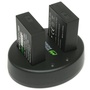 Wasabi Power Battery and Dual USB Charger for Canon LP-E17 (2-Pack) (Not decoded)