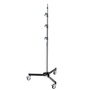 Avenger Roller 33 Folding Base Stand with Braked Wheels (Chrome/Black, 10.8')
