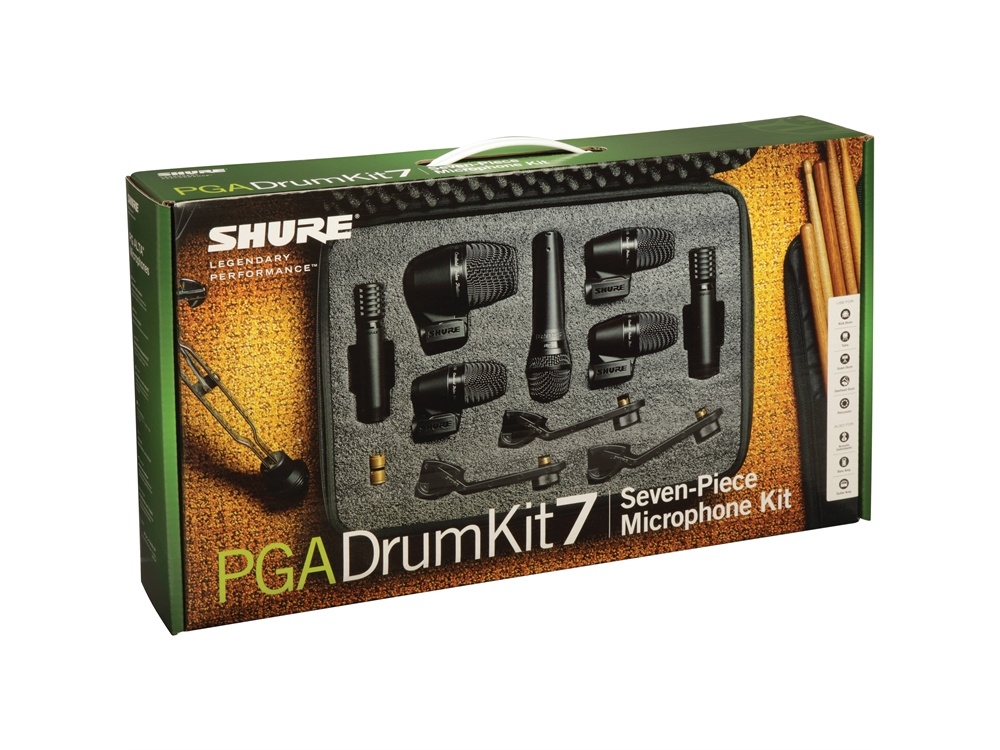 Shure PGADRUMKIT7 7-Piece Drum Microphone Kit | NZ