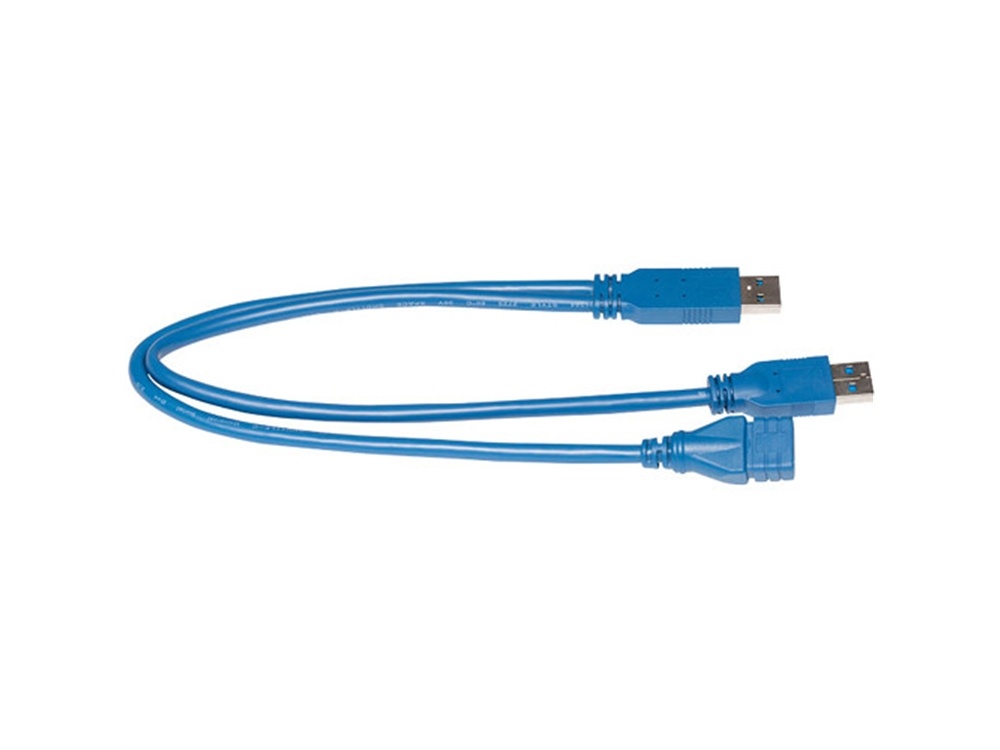 Video Devices USB 3.0 Type-A to Two USB 2.0 Type-A Y Splitter Cable