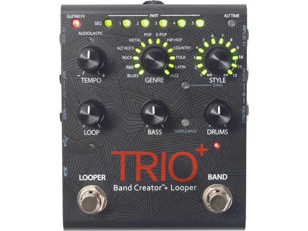 DigiTech TRIO+ Band Creator Pedal with Built-In Looper
