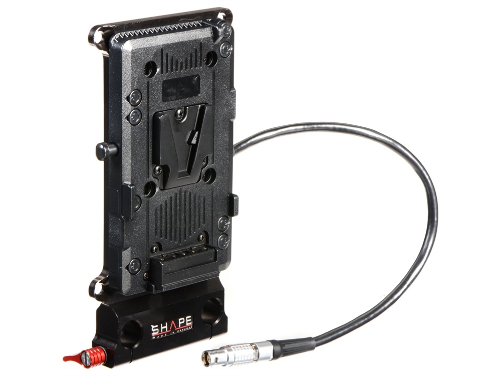 SHAPE Cheeseplate V-Mount with 15mm Rod Bloc for Canon C300 Mark II