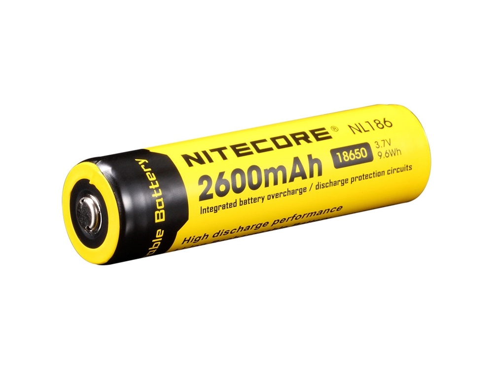 NITECORE NL1826 Li-Ion Rechargeable Battery 18650 (3.7V, 2600mAh)